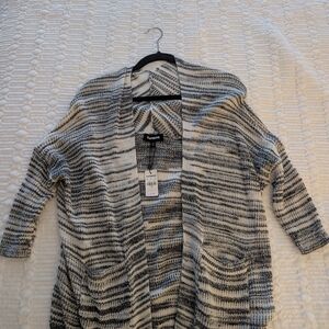 Gray Striped Sweater by Cupio